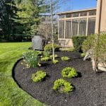 Bark Mulch Installation In Garden Bed By GroundSmith